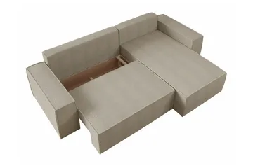 Knocklong 3-sits Hörnbäddsoffa - Gul - Möbler - Soffa - Bäddsoffa - Hörnbäddsoffa