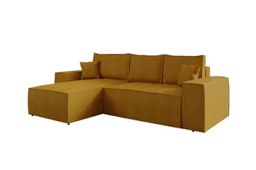 Knocklong 3-sits Hörnbäddsoffa - Gul - Möbler - Soffa - Bäddsoffa - Hörnbäddsoffa