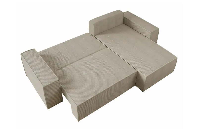 Knocklong 3-sits Hörnbäddsoffa - Ljusbrun - Möbler - Soffa - Bäddsoffa - Hörnbäddsoffa