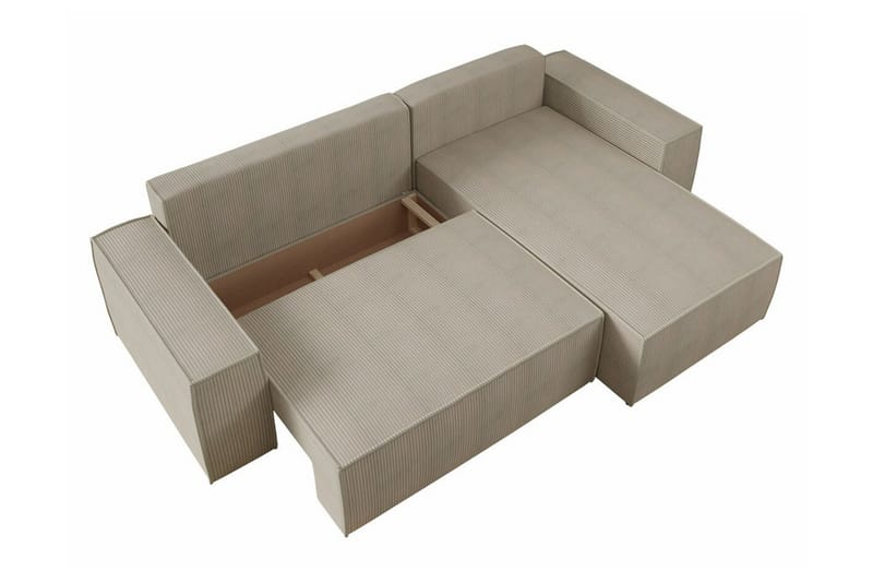 Knocklong 3-sits Hörnbäddsoffa - Ljusgrå - Möbler - Soffa - Bäddsoffa - Hörnbäddsoffa