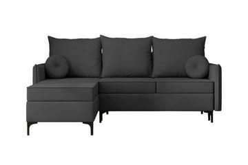 Knocklong 3-sits Hörnbäddsoffa - Mörkgrå - Möbler - Soffa - Bäddsoffa - Hörnbäddsoffa