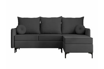 Knocklong 3-sits Hörnbäddsoffa - Mörkgrå - Möbler - Soffa - Bäddsoffa - Hörnbäddsoffa
