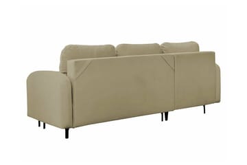 Knocklong 3-sits Hörnbäddsoffa NO_BRAND beige - Möbler - Soffa - Bäddsoffa - Bäddsoffa divan