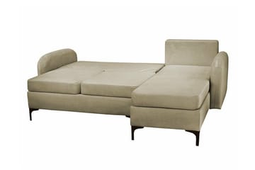 Knocklong 3-sits Hörnbäddsoffa NO_BRAND beige - Möbler - Soffa - Bäddsoffa - Bäddsoffa divan