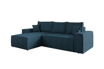Knocklong 3-sits Hörnbäddsoffa NO_BRAND blue - Möbler - Soffa - Bäddsoffa - Bäddsoffa divan
