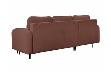 Knocklong 3-sits Hörnbäddsoffa NO_BRAND Brown - Möbler - Soffa - Bäddsoffa - Hörnbäddsoffa