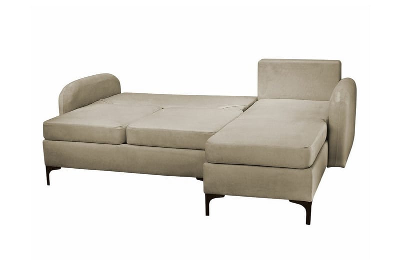 Knocklong 3-sits Hörnbäddsoffa NO_BRAND Brown - Möbler - Soffa - Bäddsoffa - Hörnbäddsoffa