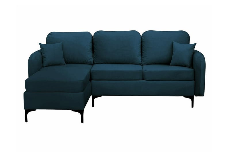 Knocklong 3-sits Hörnbäddsoffa NO_BRAND Dark blue - Möbler - Soffa - Bäddsoffa - Hörnbäddsoffa