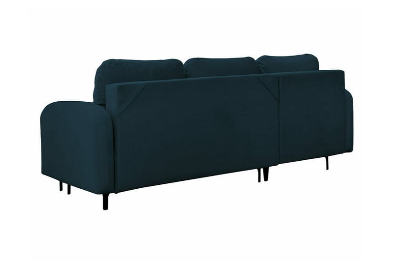 Knocklong 3-sits Hörnbäddsoffa NO_BRAND Dark blue - Möbler - Soffa - Bäddsoffa - Bäddsoffa divan