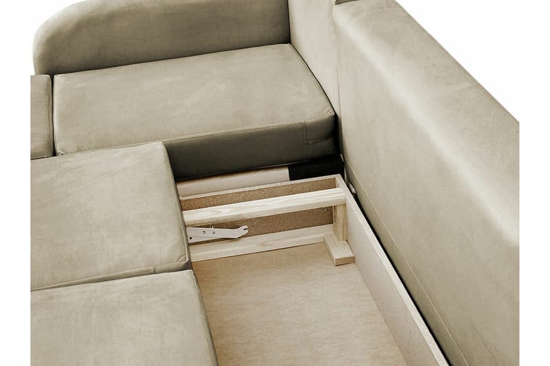 Knocklong 3-sits Hörnbäddsoffa NO_BRAND Dark blue - Möbler - Soffa - Bäddsoffa - Bäddsoffa divan