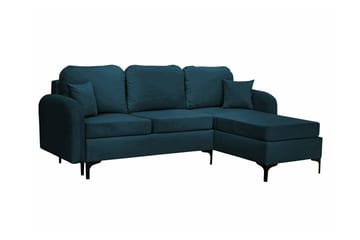 Knocklong 3-sits Hörnbäddsoffa NO_BRAND Dark blue - Möbler - Soffa - Bäddsoffa - Bäddsoffa divan