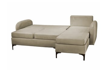 Knocklong 3-sits Hörnbäddsoffa NO_BRAND Dark green - Möbler - Soffa - Bäddsoffa - Bäddsoffa divan