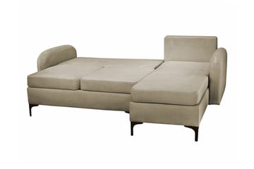 Knocklong 3-sits Hörnbäddsoffa NO_BRAND Dark grey - Möbler - Soffa - Bäddsoffa - Hörnbäddsoffa