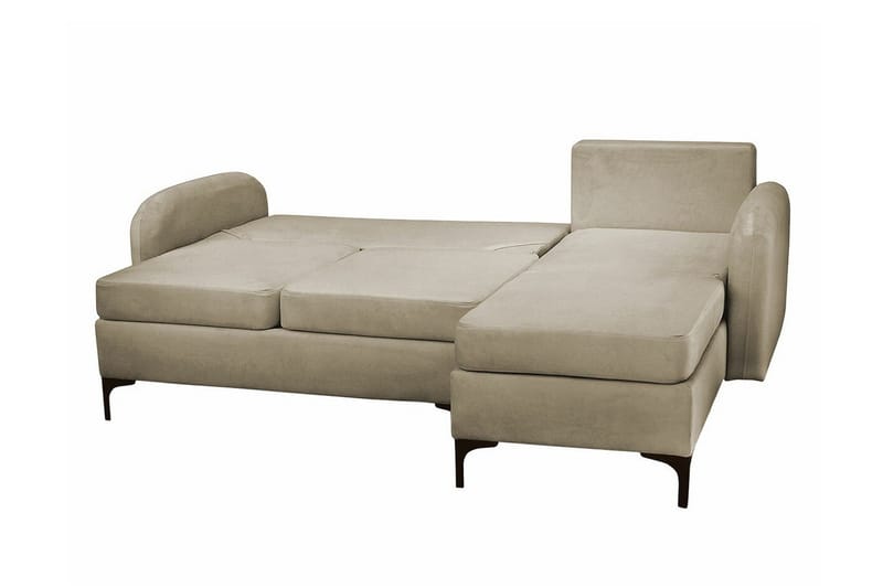 Knocklong 3-sits Hörnbäddsoffa NO_BRAND Dark grey - Möbler - Soffa - Bäddsoffa - Hörnbäddsoffa