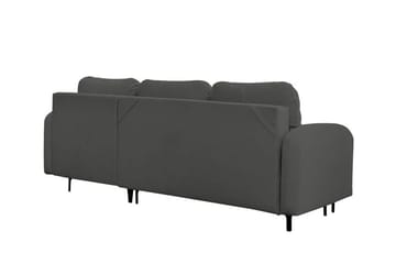 Knocklong 3-sits Hörnbäddsoffa NO_BRAND Dark grey - Möbler - Soffa - Bäddsoffa - Hörnbäddsoffa