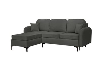 Knocklong 3-sits Hörnbäddsoffa NO_BRAND Dark grey - Möbler - Soffa - Bäddsoffa - Hörnbäddsoffa
