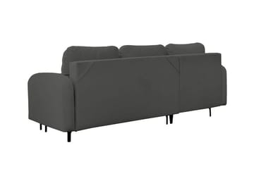 Knocklong 3-sits Hörnbäddsoffa NO_BRAND Dark grey - Möbler - Soffa - Bäddsoffa - Hörnbäddsoffa