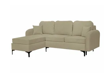 Knocklong 3-sits Hörnbäddsoffa NO_BRAND Light green - Möbler - Soffa - Bäddsoffa - Hörnbäddsoffa