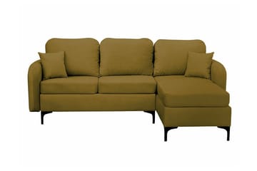 Knocklong 3-sits H örnbäddsoffa NO_BRAND Yellow-Green - Möbler - Soffa - Bäddsoffa - Hörnbäddsoffa