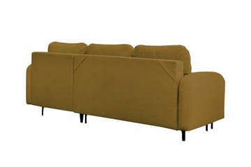 Knocklong 3-sits Hörnbäddsoffa NO_BRAND Yellow-Green - Möbler - Soffa - Bäddsoffa - Hörnbäddsoffa