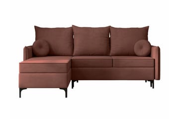 Knocklong 3-sits Hörnbäddsoffa - Rosa - Möbler - Soffa - Bäddsoffa - Hörnbäddsoffa