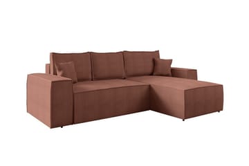 Knocklong 3-sits Hörnbäddsoffa - Rosa - Möbler - Soffa - Bäddsoffa - Hörnbäddsoffa