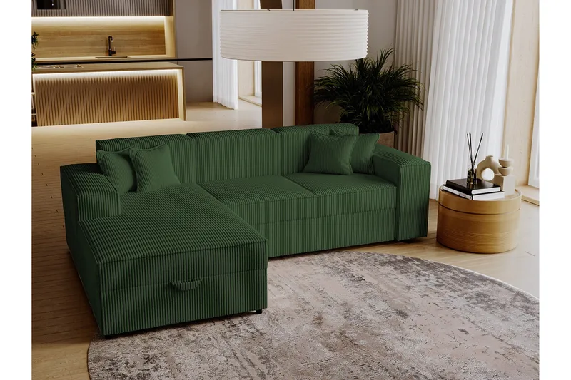 Knocklong 3-sits Hörnbäddsoffa - Möbler - Soffa - Bäddsoffa - Hörnbäddsoffa