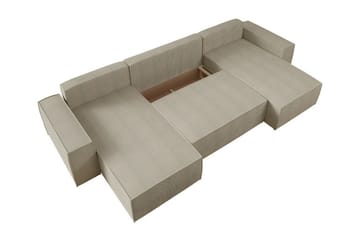 Knocklong 4-sits Hörnbäddsoffa - Blå - Möbler - Soffa - Bäddsoffa - Hörnbäddsoffa