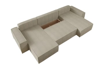 Knocklong 4-sits Hörnbäddsoffa - Blå - Möbler - Soffa - Bäddsoffa - Hörnbäddsoffa