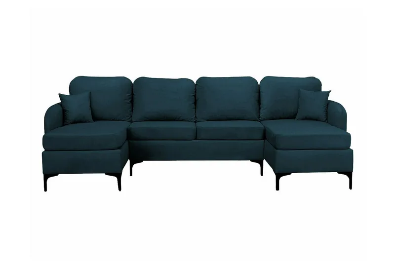 Knocklong 4-sits Hörnbäddsoffa Dark blue - Möbler - Soffa - Bäddsoffa - Hörnbäddsoffa