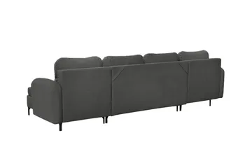 Knocklong 4-sits Hörnbäddsoffa Dark grey - Möbler - Soffa - Bäddsoffa - Hörnbäddsoffa
