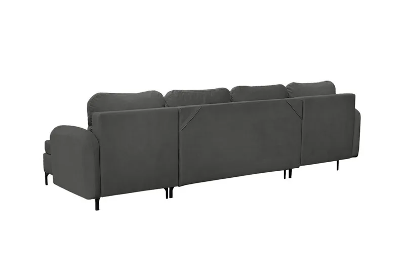 Knocklong 4-sits Hörnbäddsoffa Dark grey - Möbler - Soffa - Bäddsoffa - Hörnbäddsoffa