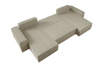 Knocklong 4-sits Hörnbäddsoffa - Grön - Möbler - Soffa - Bäddsoffa - Hörnbäddsoffa