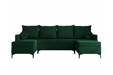 Knocklong 4-sits Hörnbäddsoffa - Grön - Möbler - Soffa - Bäddsoffa - Hörnbäddsoffa