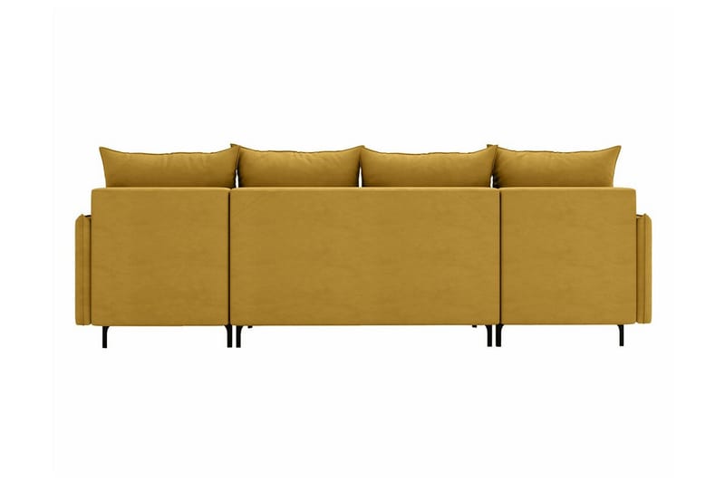 Knocklong 4-sits Hörnbäddsoffa - Gul - Möbler - Soffa - Bäddsoffa - Hörnbäddsoffa