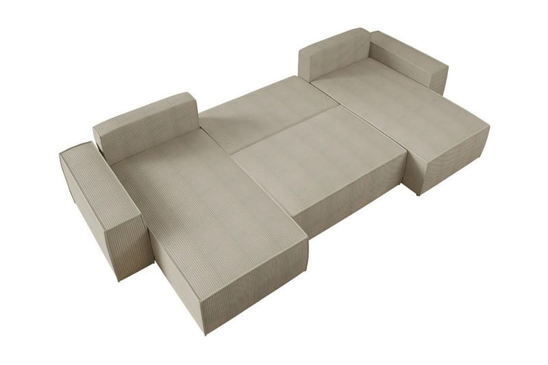 Knocklong 4-sits Hörnbäddsoffa - Ljusgrå - Möbler - Soffa - Bäddsoffa - Hörnbäddsoffa