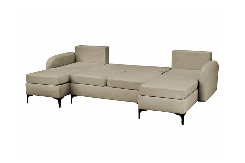 Knocklong 4-sits Hörnbäddsoffa NO_BRAND Dark blue - Möbler - Soffa - Bäddsoffa - Hörnbäddsoffa