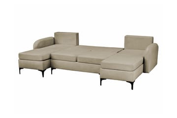 Knocklong 4-sits Hörnbäddsoffa NO_BRAND Yellow-Green - Möbler - Soffa - Bäddsoffa - Hörnbäddsoffa