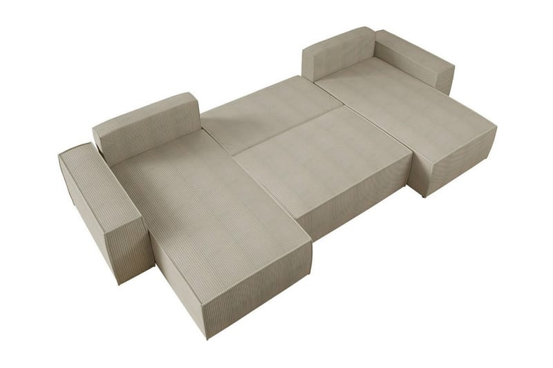 Knocklong 4-sits Hörnbäddsoffa - Rosa - Möbler - Soffa - Bäddsoffa - Hörnbäddsoffa