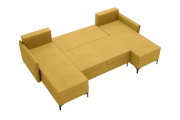 Knocklong 4-sits Hörnbäddsoffa - Rosa - Möbler - Soffa - Bäddsoffa - Hörnbäddsoffa