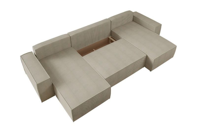 Knocklong 4-sits Hörnbäddsoffa - Svart - Möbler - Soffa - Bäddsoffa - Hörnbäddsoffa