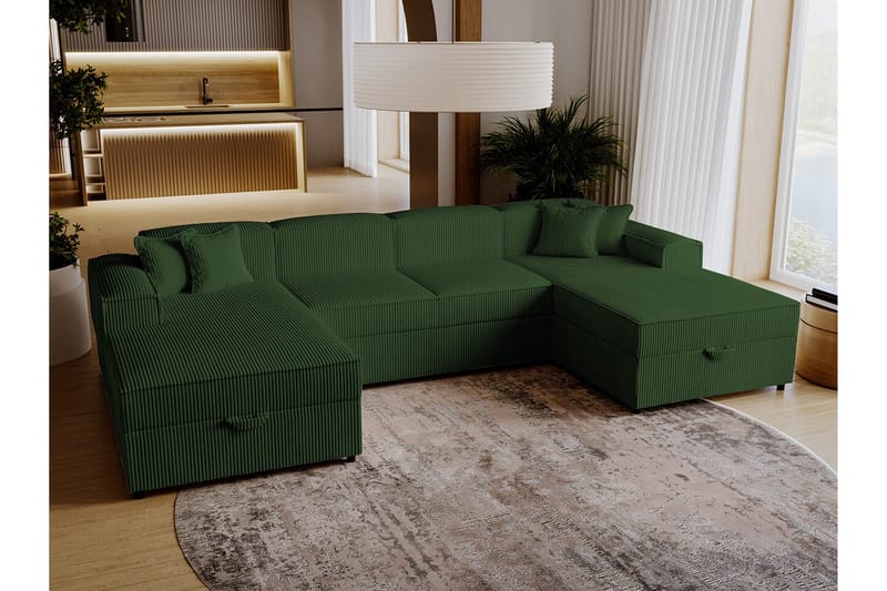 Knocklong 4-sits Hörnbäddsoffa - Möbler - Soffa - Bäddsoffa - Hörnbäddsoffa