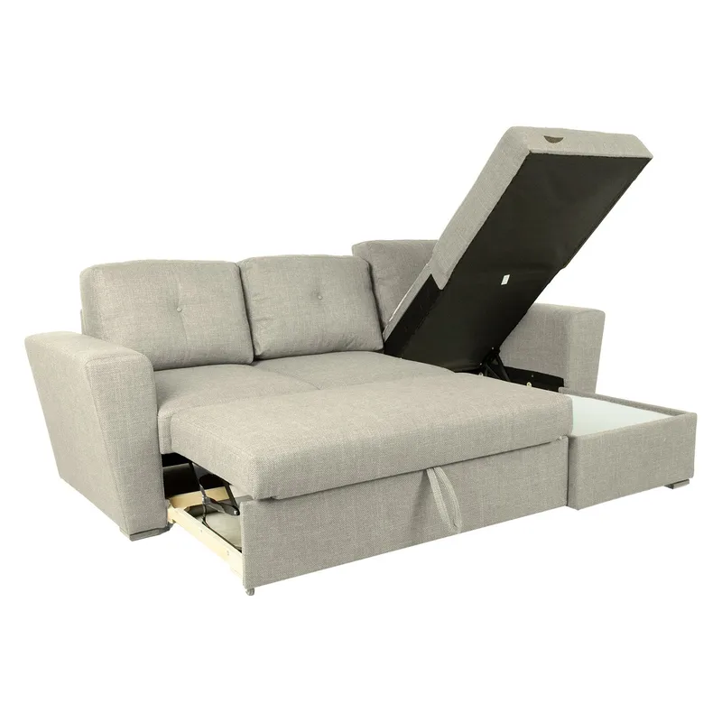 Hörnbäddsoffa Korsvik - Beige - Möbler - Soffa - Bäddsoffa - Hörnbäddsoffa