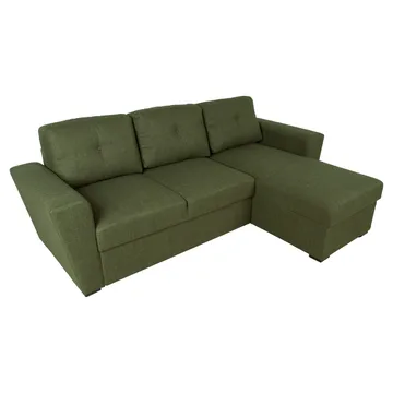 Hörnbäddsoffa Korsvik - Grön - Möbler - Soffa - Bäddsoffa - Bäddsoffa längsbäddad