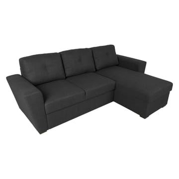 Hörnbäddsoffa Korsvik - Mörkgrå - Möbler - Soffa - Bäddsoffa - Hörnbäddsoffa
