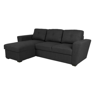 Hörnbäddsoffa Korsvik - Mörkgrå - Möbler - Soffa - Bäddsoffa - Hörnbäddsoffa