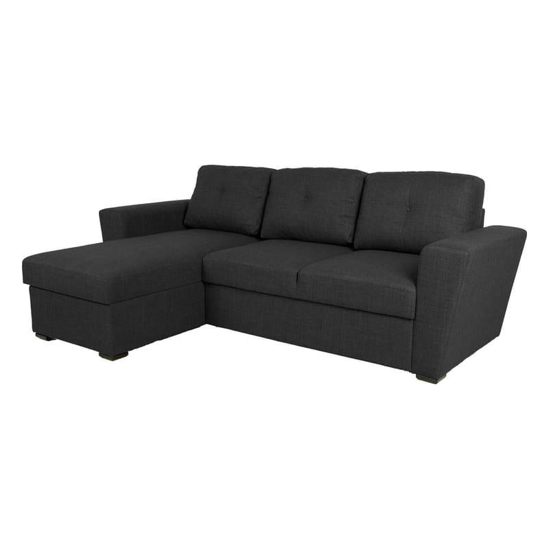 Hörnbäddsoffa Korsvik - Mörkgrå - Möbler - Soffa - Bäddsoffa - Hörnbäddsoffa