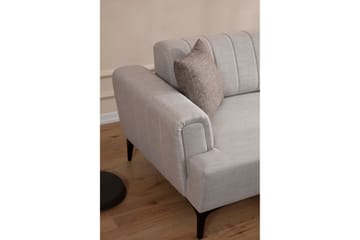 Lilesville Bäddsoffa med divan - Beige - Möbler - Soffa - Bäddsoffa - Hörnbäddsoffa