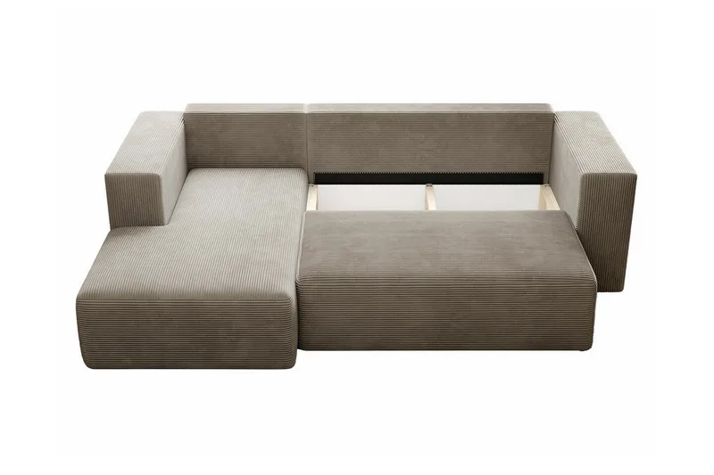 Listowel 3-sits Hörnbäddsoffa beige - Möbler - Soffa - Bäddsoffa - Bäddsoffa divan