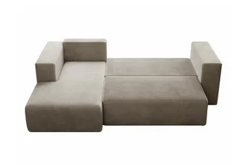 Listowel 3-sits Hörnbäddsoffa Black - Möbler - Soffa - Bäddsoffa - Bäddsoffa divan